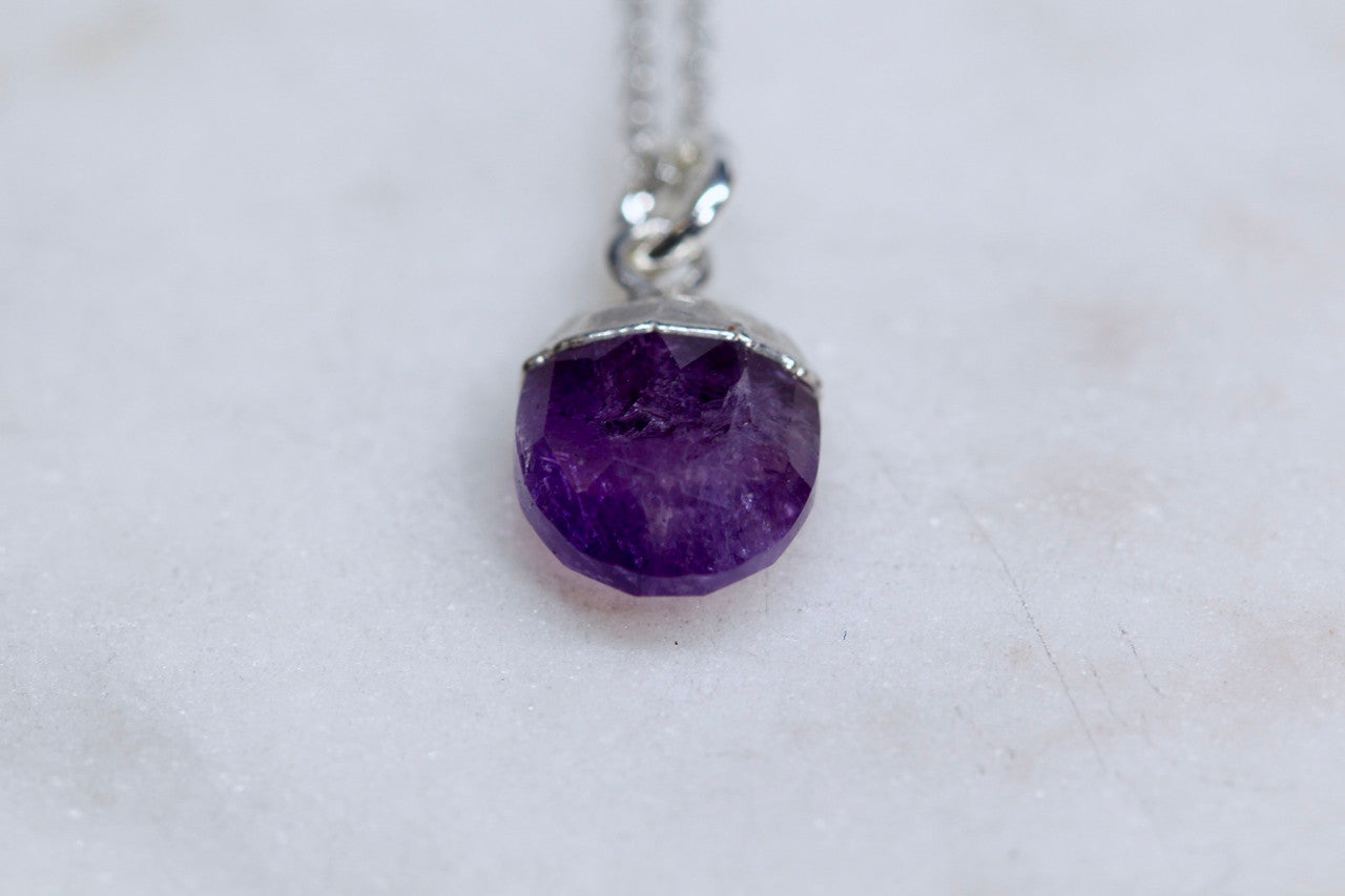 Sterling Silver Amethyst Pendant