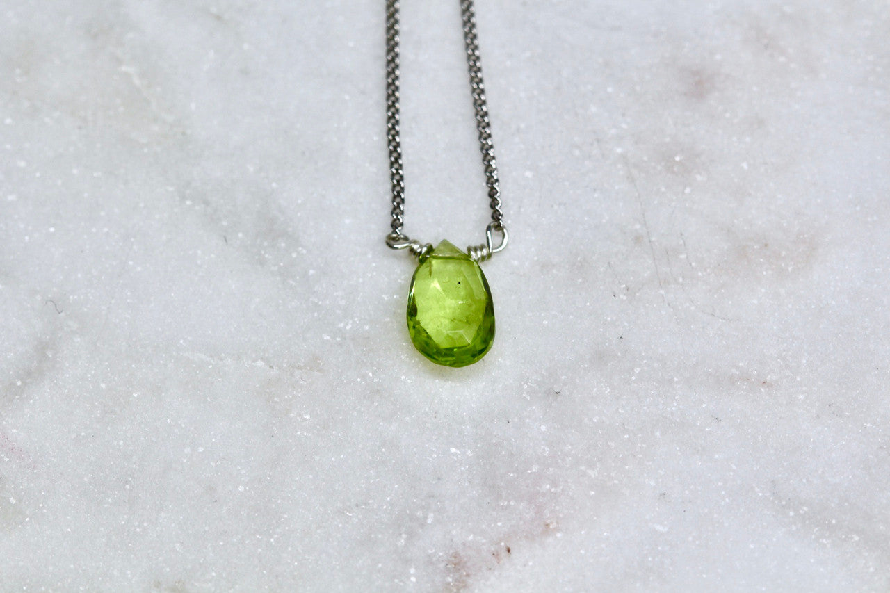 Sterling Silver Peridot Gemstone