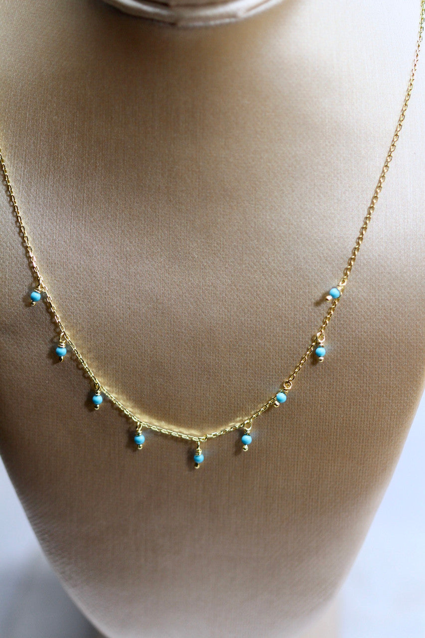 Beautiful Turquoise Gemstone Necklace