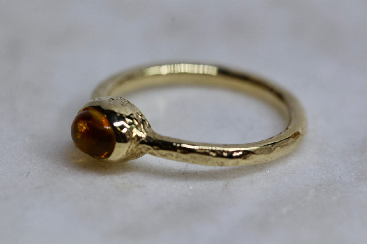 Handmade 14K Yellow Gold Ring