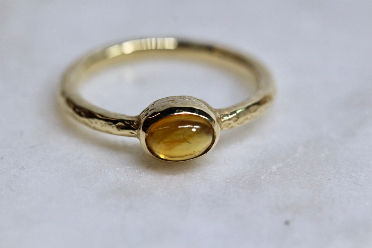 Handmade 14K Yellow Gold Ring