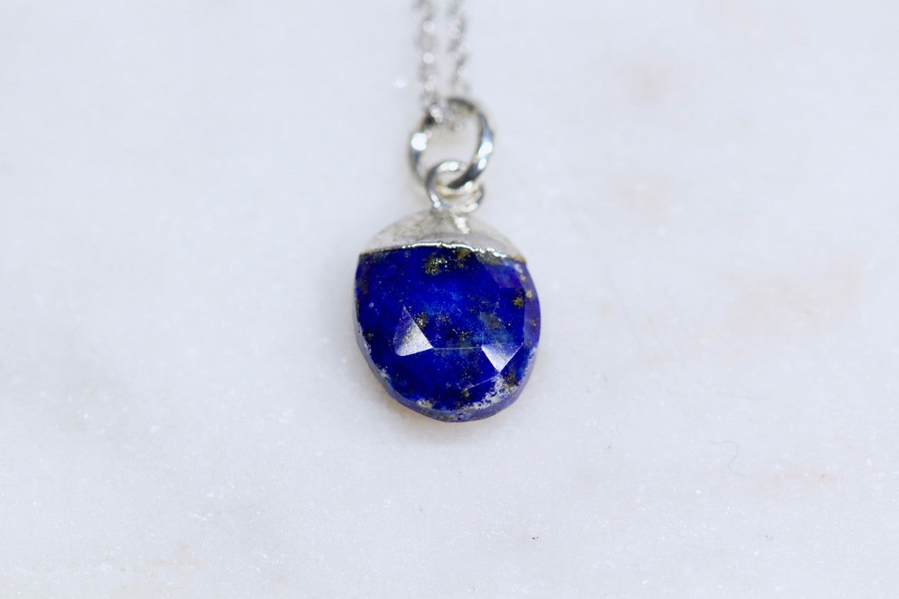 Sterling Silver Lapis Lazuli Pendant