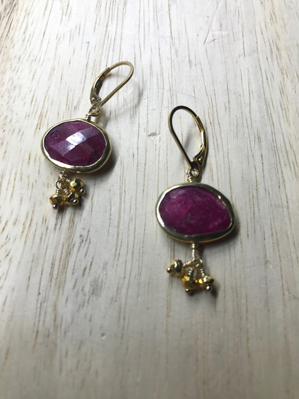 Shown Here With Ruby And Gold Pyrite Version!